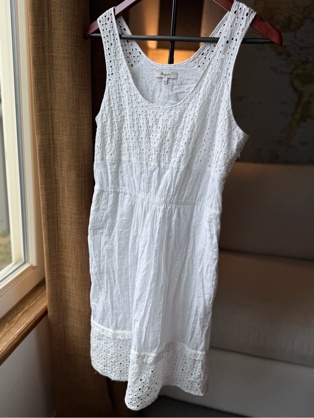 Madewell  White Eyelet Lovesong Sundress